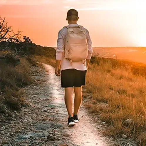 Man Walking Trail